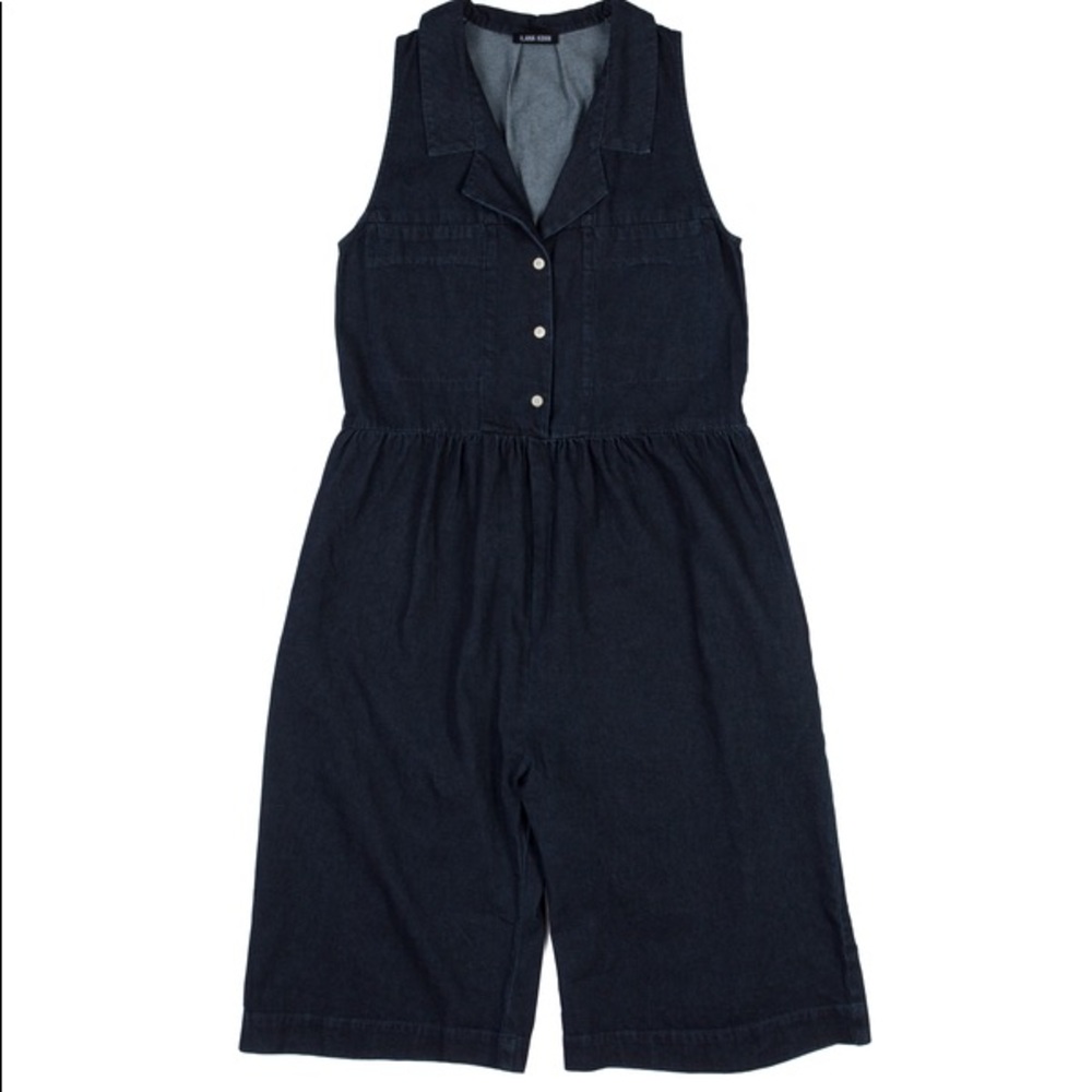 Ilana Kohn dark denim Violet jumpsuit